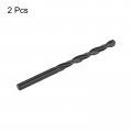 Uxcell 2pcs 5 7mm Dia Split Point Tip 141mm Long High-speed Steel Twist Drill Bit