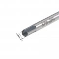 M2 5 X 0 45 Spiral Flute Thread Tap Metric Machine Threading Hss Nitriding Coated Round Shank With Square End H2 Tolerance