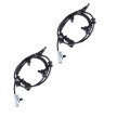 Abs Wheel Speed Sensor 2 Piece Front Left Right Set For 2005 2010 Jeep Grand Cherokee And 2006 Commander Als2113 56044144ad 