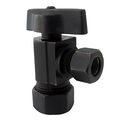 Lasco 06-9211ob Angle Stop Quarter Turn With 5 8-inch Od Compression X 3 Oil Rubbed Bronze 