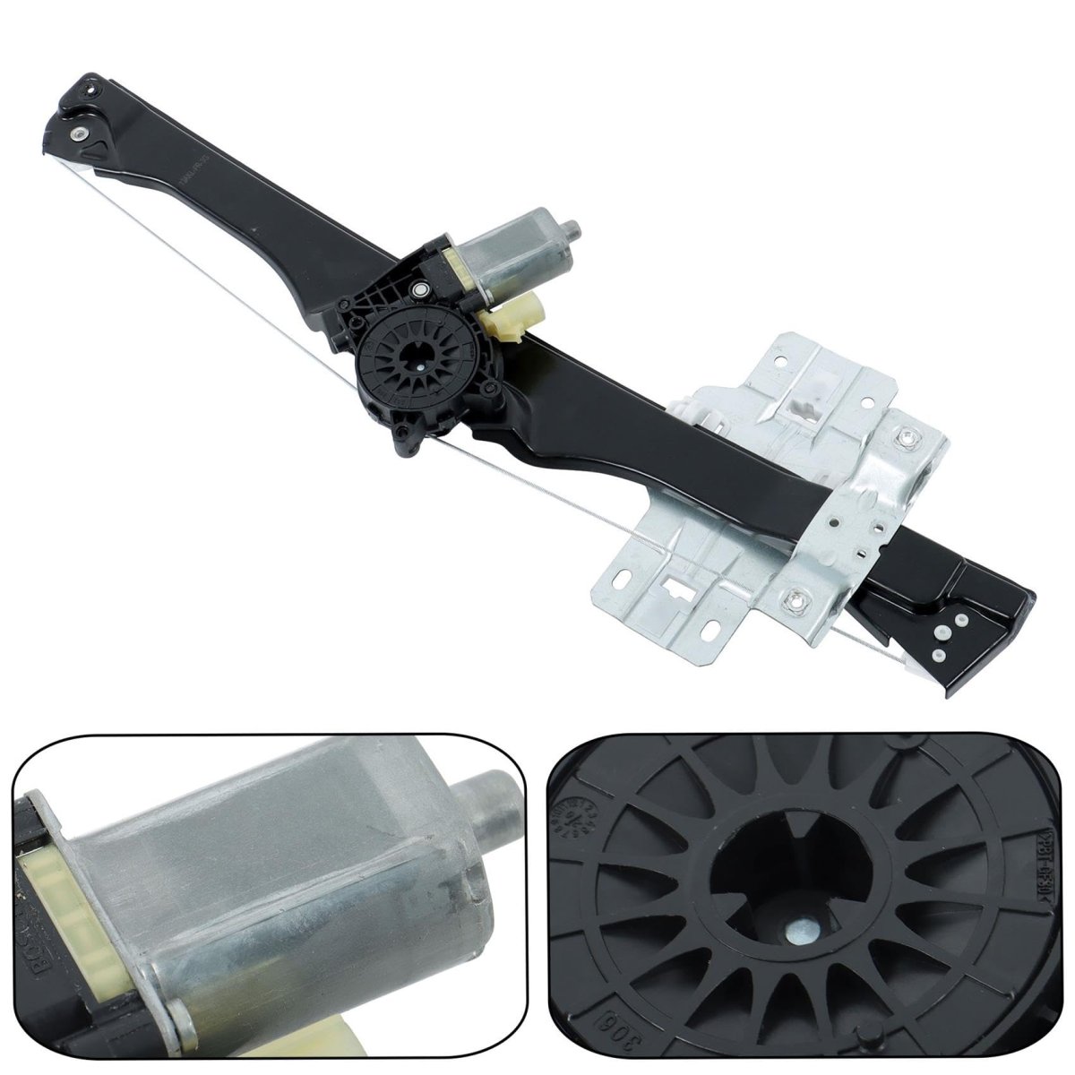 Power Electric Window Regulator With Motor Front Right Side For Acadia 2013 2016 Limited 2017 And Enclave Part Number 741-029