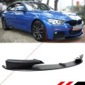 Fits For 2012-2018 Bmw F30 F31 3 Series Sedan Wagon With M Sport Bumper Performance Front Lip Spoiler Splitter Kit- Matt Black