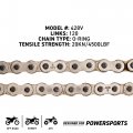 Niche 428 Drive Chain 120 Links O-ring With Connecting Master Link For Motorcycle Atv Dirt Bike