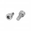 Uxcella M4x8mm Thread 304 Stainless Steel Hex Socket Head Cap Screw Bolt Din912 55pcs