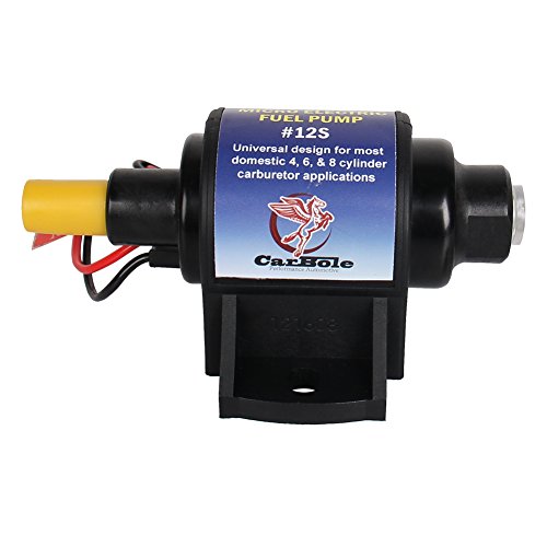 Micro Electric Gasoline Fuel Pump Universal 5 16 In Inlet And Outlet 12v 1-2a 35gph 4-7 Psi Inline Transfer For Carbureted