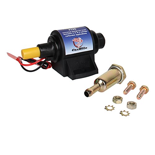 Micro Electric Gasoline Fuel Pump Universal 5 16 In Inlet And Outlet 12v 1-2a 35gph 4-7 Psi Inline Transfer For Carbureted
