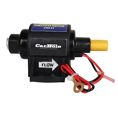 Micro Electric Gasoline Fuel Pump Universal 5 16 In Inlet And Outlet 12v 1-2a 35gph 4-7 Psi Inline Transfer For Carbureted