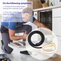 Dishwasher Bottom Lower Door Gasket Seal Exact 154827601 809006501 Lower And154701001 Splash Shield Kit Replacement For