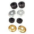 Strut Rod Bushing Set For 1994 1995 1996 Cadillac Deville Natural Rubber 1 35 In Length Black Front Position