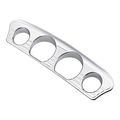 Chrome Tri Line Gauge Coverm Cluster Accent For 2014-2017 Electra Street Glide