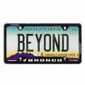 Ipick Image Compatible With Ford Bronco Black Real Carbon Fiber 50 States License Plate Frame