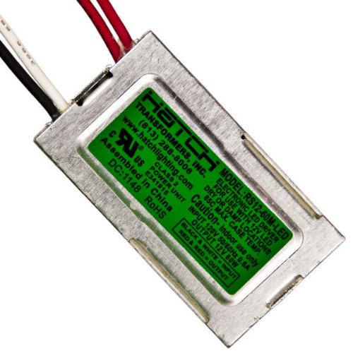 60 Watt Max Led Driver Dimmable 120 Input Voltage 12 Output Hatch Rs12-60m-led