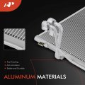 A-premium Air Conditioning A C Condenser Compatible With Hyundai Genesis Coupe 2013-2014 2 0l Replace 976062m500 976062m501