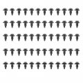 60pcs Plastic Screw Clip Fairing Replacement For Honda 90683-gr1-003 90683-mbw-00 