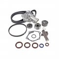 Tbk160wp Timing Belt Kit With Water Pump For 2003 To 2005 Mitsubishi Lancer 2 0l L4 16v Dohc 1997cc Includes Hydraulic