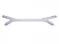 Aluminum Front Brace Bar For 2015-2021 Subaru Wrx Sti White Painting Aesthetic 