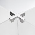 Uxcell Glass Fixing Clip 4pcs For 6-10mm Aluminum Alloy Cross Shaped Clamp Combination Bracket Display Cabinet Fish Tank
