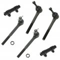 Inner And Outer Tie Rod Set 6 Piece Psa55424 Front Steering Kit With Rods Adjusting Sleeves 