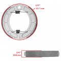 Caltric Front Brake Shoes Rear Pads Compatible With Yamaha Moto-4 350 350er Yfm350er Yfm-350er 1989-1995