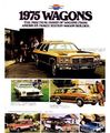 1975 Chevrolet Station Wagon Sales Brochure Literature Options Specification 