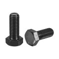 2pcs M12-1 75 X 30mm Left Hand Hex Head Bolt Black Oxide Carbon Steel Reverse Fully Threaded Fastener Screws Bolts For 