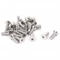 M4x12mm Hex Socket Flat Head Countersunk Bolts Screw 25pcs 
