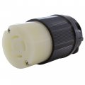 Ac Worksa Asl1620r Nema L16-20r 3-phase 20a 480v 4-prong Locking Female Connector With Ul C-ul Approval Black 