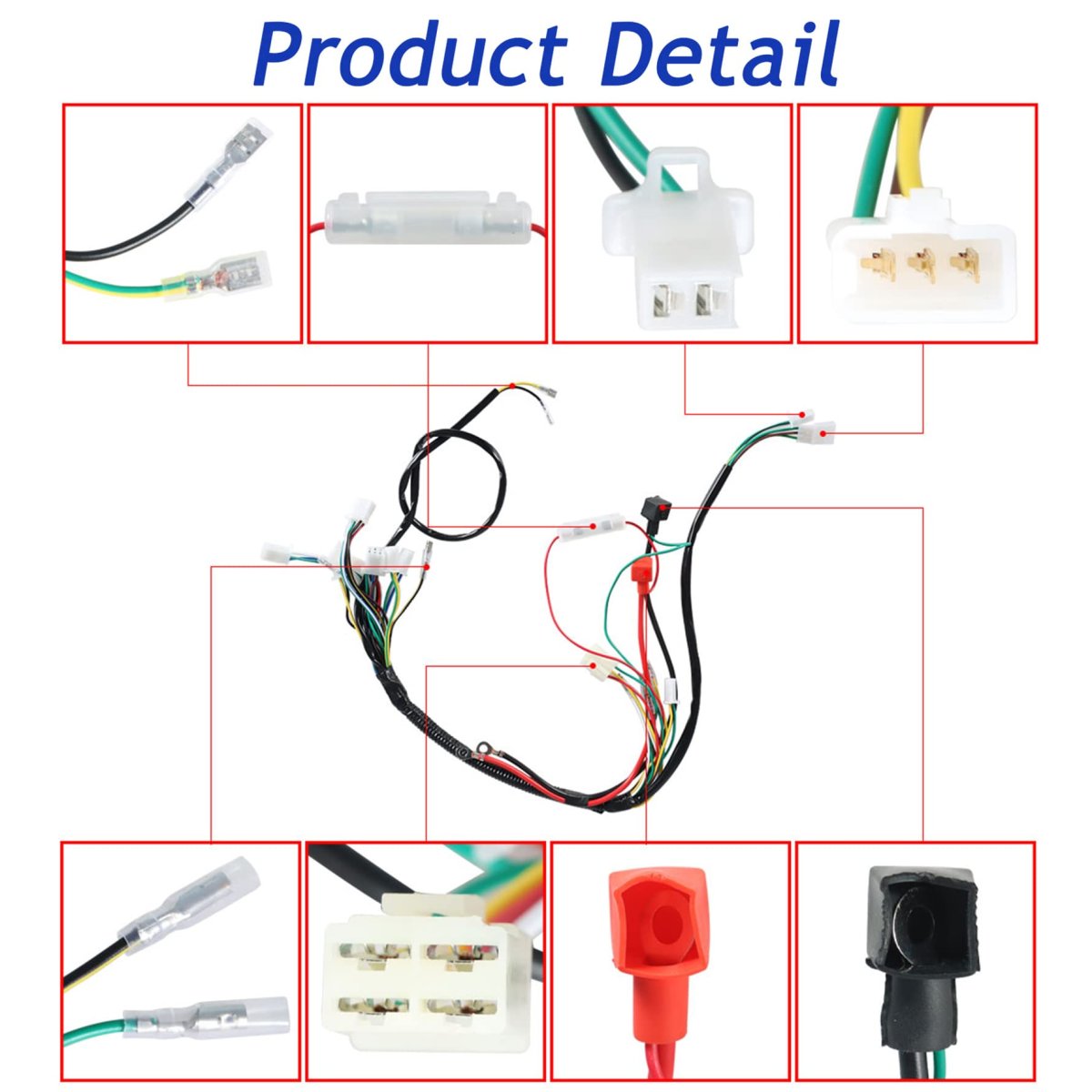 Electric Wiring Harness Replacement For Atv Utv
