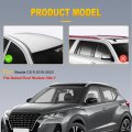 Ocpty Roof Rack Side Rails Fit For Nissan Kicks 2017-2023 Luggage Racks Rooftop Cargo Carrier Bag Kayak Canoe Bike Snowboard