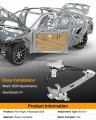 A-premium Electric Power Window Regulator With Motor Compatible Pontiac Grand Prix 1997-2003 Sedan Rear Right Passenger Side