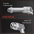 A-premium Power Steering Hose Pressure Line Assembly Compatible With Ford E-350 E-450 Econoline Super Duty Club Wagon 6 8l 7 3l