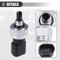 Motoforti A C Pressure Transducer Valve Sensor Switch For Mercedes-benz C230 2002-2005 Metal No A2038300472 Black