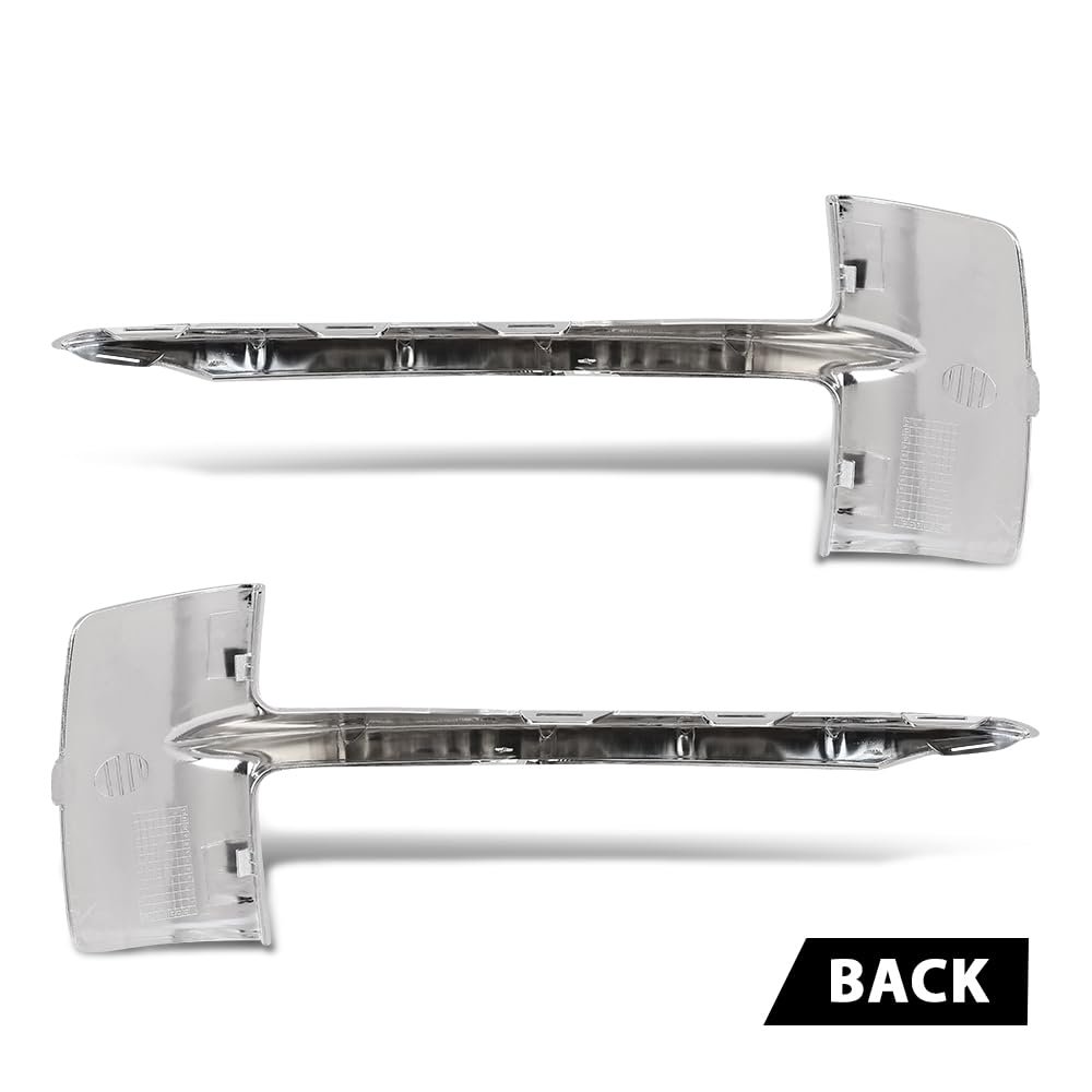 Front Bumper Trim Grille Molding Kit For Bmw X5 2014 2018 Silver Chrome Finish Fits Sdrive35i Xdrive35d Xdrive35i Xdrive50i And