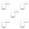 1 8 Male Thread To 4 Tube Elbow Quick Connect For Reverse Osmosis Water Pack Of 5 