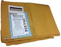 Toolusa 6 X 8 Foot Yellow Canvas Water Repellent Tarp Tt-15402 
