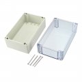 Uxcell 200 X 120 113mm Electronic Abs Plastic Diy Junction Box Enclosure Case W Clear Cover