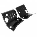 Kuafu Cab Floor Pan Support Mounts Compatible With 1980-1998 Ford F100 F150 F250 F350 Super Duty Pickup Bronco Heavy Dury Steel