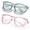 Stylish Safety Glasses For Women And Girls Anti Fog Protective Eyewear Clear Modern Goggles With Uv Protection Blue Light 2 