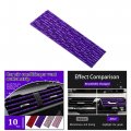Aumohall 10 Pieces Car Air Conditioner Decoration Strip Diy Interior Moulding Trim For Vent Outlet Auto Accessories Violet