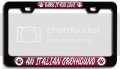 Bark If You Love An Italian Greyhound Dogs Pets Bl 3d Metal License Plate Frame Auto Suv Truck Tag Holder P76 