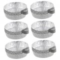 Osaladi 100 Pcs Aluminum Foil Weighing Dish Tray Laboratory Equipment Disposable Pans Plate Reloading Boat Liquid