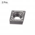 Uxcell Carbide Turning Inserts Ccmt09t308hq Milling Groove Cutting Tool For Scfc Series Holder 2pcs