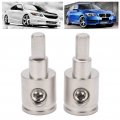 0 To 4 Gauge Reducer 8 Vehicle Amplifier Power Cable Terminals 2pcs Amp Input Adapter High Brass Plated For Car