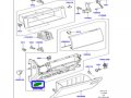 Land Rover Glovebox Hinge Pin Set Of 2 Lower Range Sport 05-12 Lr3 Ffy500020
