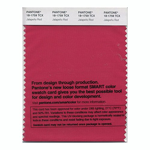 Pantone Smart Swatch 18-1759 Jalepeno Red
