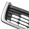 Su1200187 Factory Style Front Bumper Lower Grill Grille Assembly With Silver Moulding Compatible Subaru Forester 2019-2021