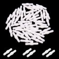 Uxcell 50pcs 3mm Inner Dia White Plastic Joiner Air Water Fuel Hose Tube Connector