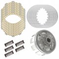 Caltric Clutch Friction Plate Boss Hub Gear Compatible With Yamaha Yz85 2002 2003 2004 2005-2020 Yz65 2018 2019 2020