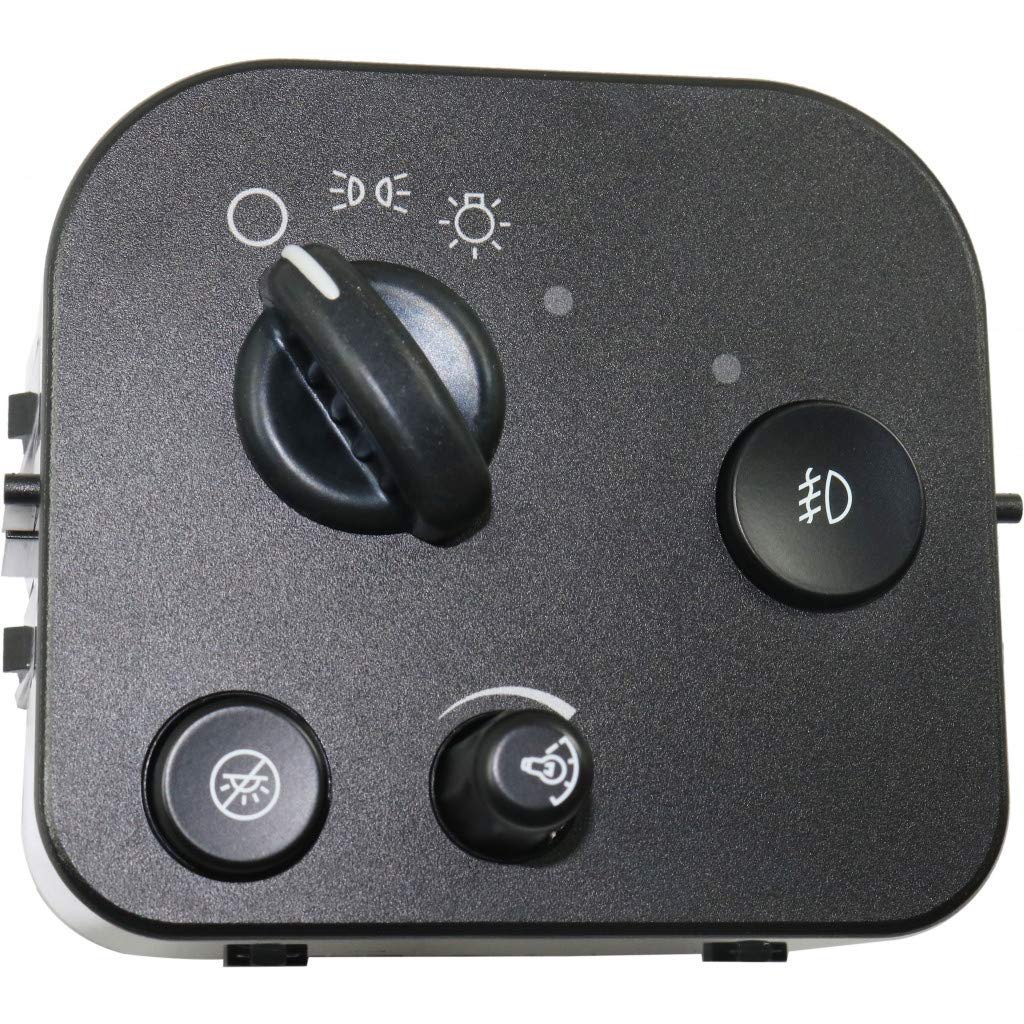 Headlight Switch For Chevy Trailblazer Ext 2002 2004 2005 2006 Fits Envoy 02 09 With Fog Lights Without Drl Off Mode Part