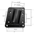 Door Mirror Bottom Mount Bracket Chrome Mounting Plate Aluminum Driver Side Fits 2005 And Onward Peterbilt 335 340 357 382 385